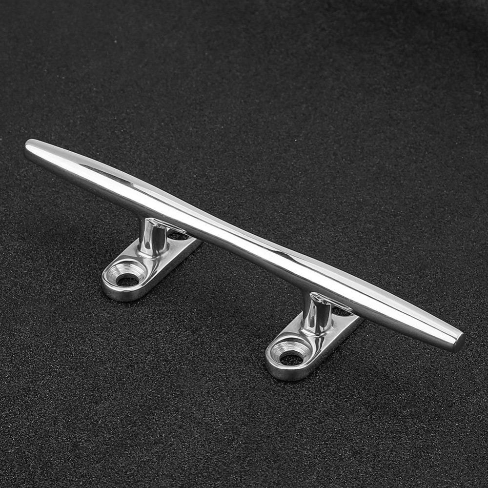 Mooring Rope Cleat Deck Rope Cleat 316 Stainless Steel Hollow Base Bollard  Yachts