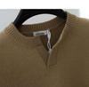 Men's Solid Color Round Neck Winter Pullover Sweater - Soft, Stylish, Youthful Knitwear