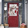 Christmas Wreaths For Front Door,19.6Inch Red Bird Wreath Home Wall Decorations,Xmas Wreaths Christmas Wreath Outdoor