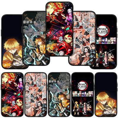 Phone Case for Samsung Galaxy S25 S24 S23 iPhone 16 15 Xiaomi Redmi Note 14 13 12 16E X 11 Pro OPPO Moto Huawei Tanjirou Agatsuma Zenitsu Demon Slayer
