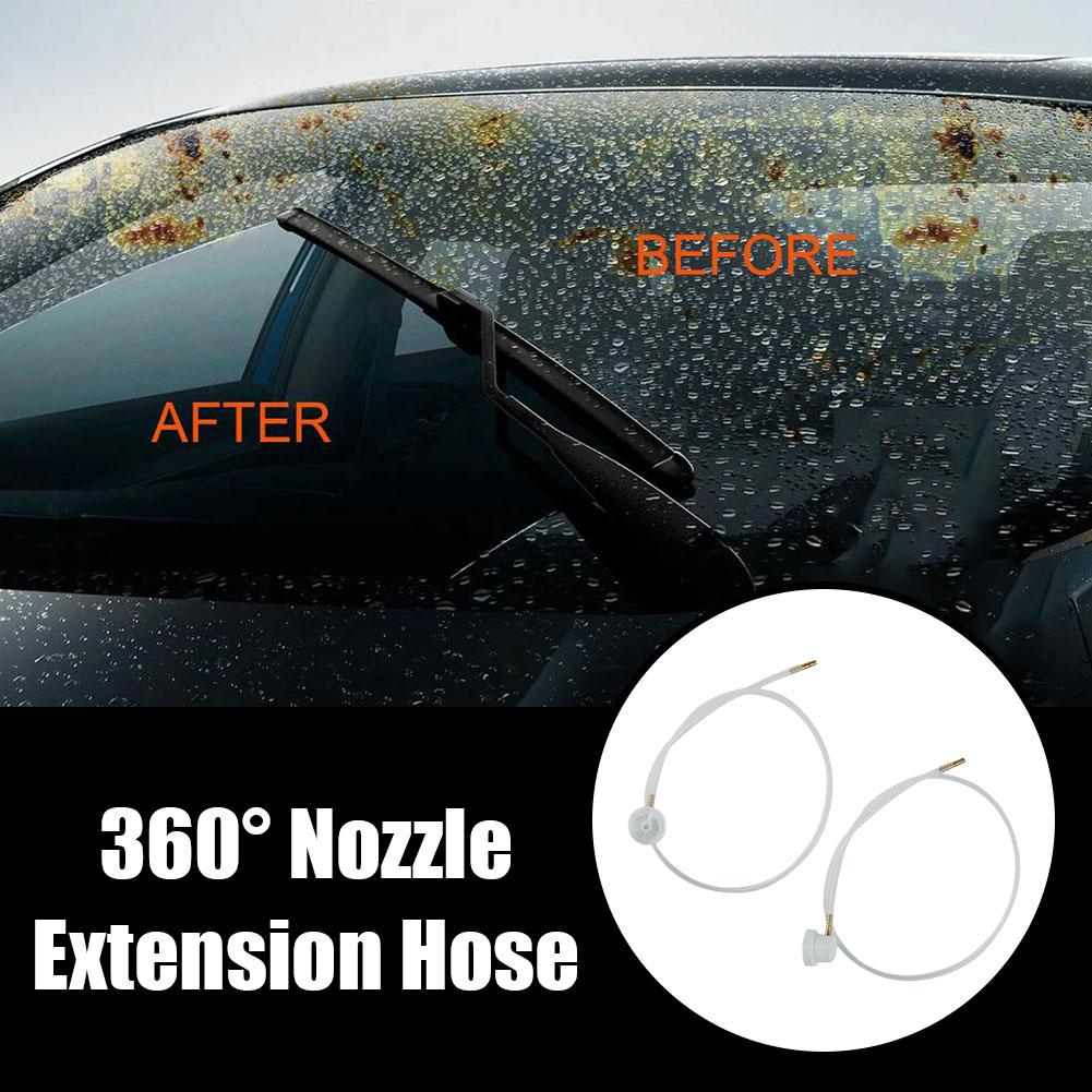 2pcs 4.5mm Car 360 Degree Nozzle Extension Hose Fit For Aerosol Cans Spray Extension Hose Fit For Aerosol Cans Spray