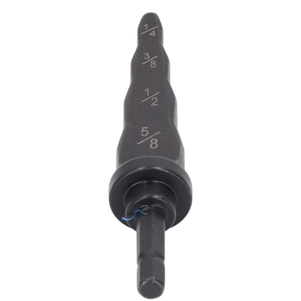 

1/4 to 5/8 Copper Pipe Swaging Tool Carbon Steel Tube Expander Set for Air Conditioner Pipework 4 in 1