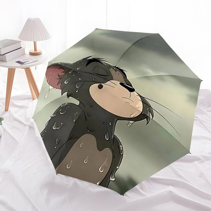 

Automatic Opening/Closing Rain Umbrella with Foldable Design, 8-Bone Iron Frame - Perfect for Fans, Travelers, and Daily Use (Festival Gift)