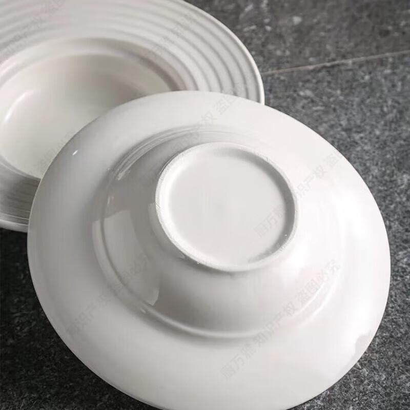 Chefwanyao Ceramic Straw Hat Deep Plate