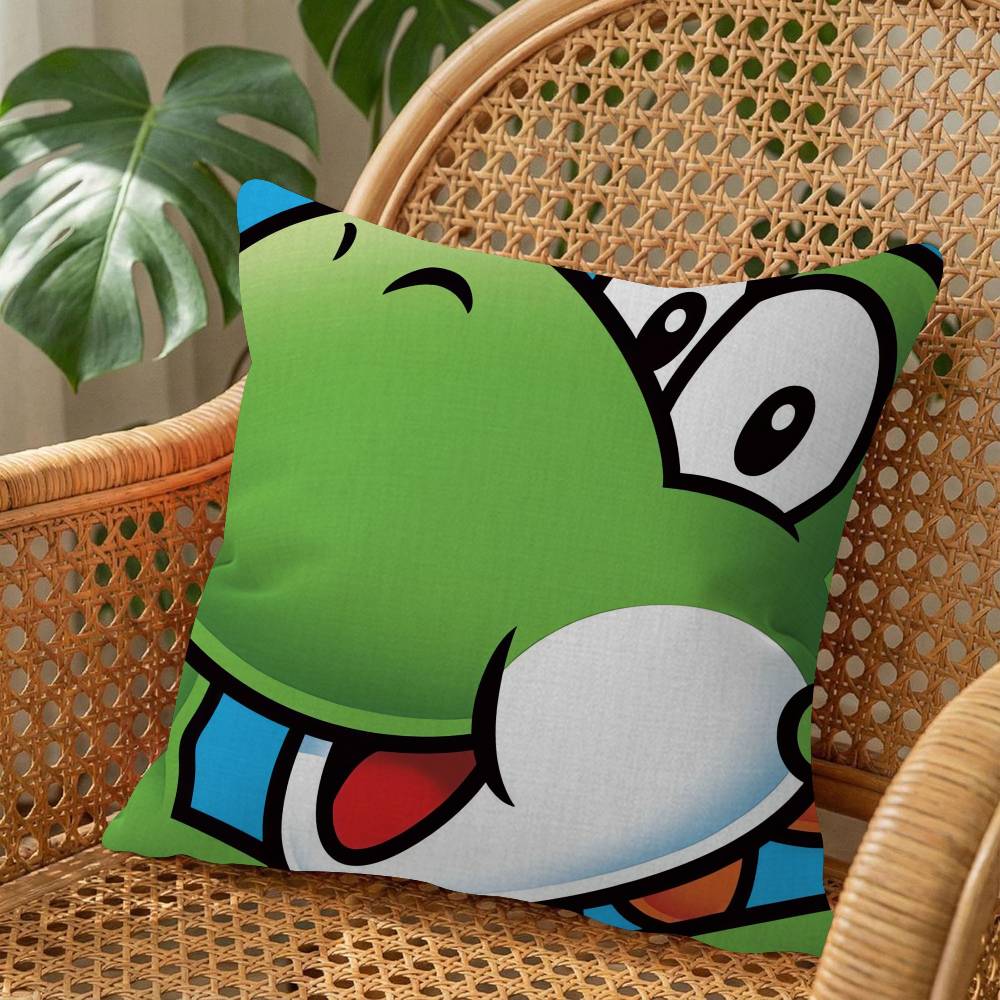 Super Cute Style M-MarioS Maple Design Cushion Cover Happy Autumn Harvest Decor Holiday Decorati Pillow Cover