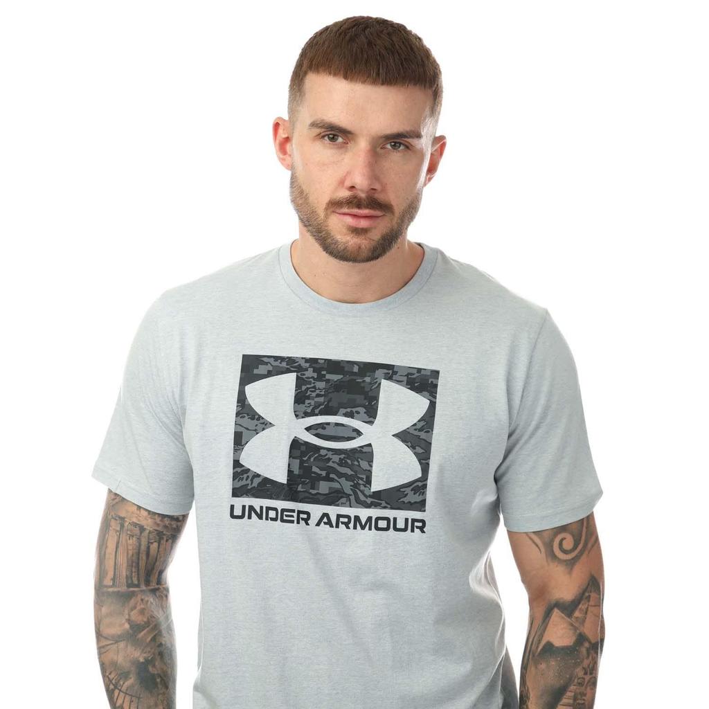 Under Armour Mens Boxed Logo Camo T-Shirt