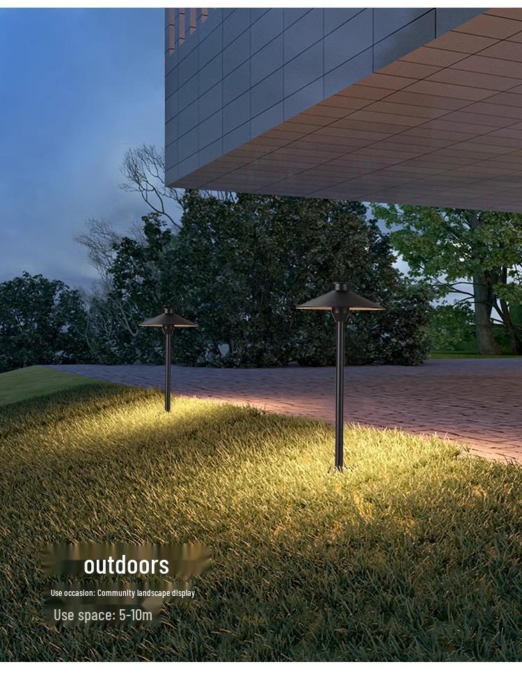 Solar Waterproof Garden Lights - Ground Inserted, Outdoor Courtyard Atmosphere, 24V/220V