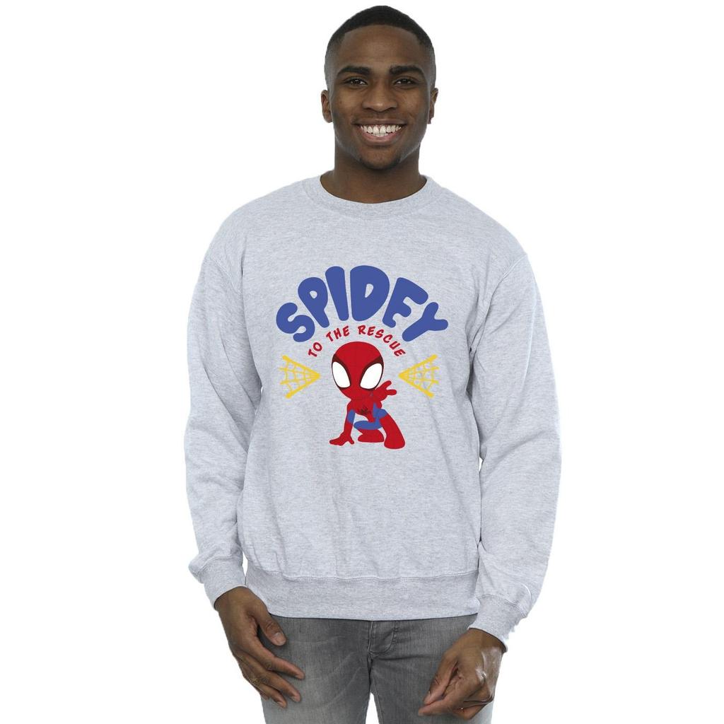 Marvel Mens Spidey And His Amazing Friends Rescue Sweatshirt