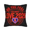 Bads Omensss Do You Feel Love Tour Pillow Cover Vintage Pillow Case For Chair Sofa Home Decor Soft Pillowcases Gift Idea