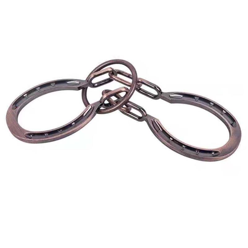Magic IQ Metal Horseshoe Cast Brain Teaser Puzzle Disentanglement Juggling Tricks Educational Toys For Kids Boys Girls