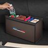 Car Leather Trunk Organizer Foldable Storage Box, For BMW Performance E46 E90 E60 E36 F90 M3 M5 E87 X3 X5 X6 G30 G32 Accessories EN0