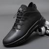 Thick Soled Casual Sports Shoes High Quality Mid Top Warm Outdoor Mountaineering Shoes Men'S Travel Hiking Shoes Fashionable