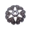 Textured Bead Cap Charms Dome Covers For Pearl And Gemscolor Jewelry Findings