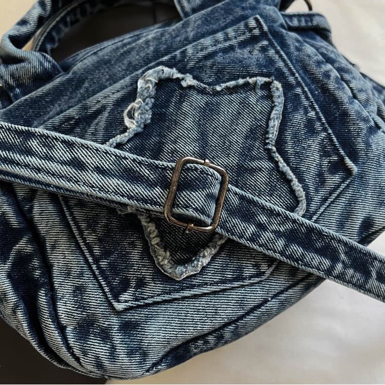 Retro Denim Mini Tote Bag Hand Bag
