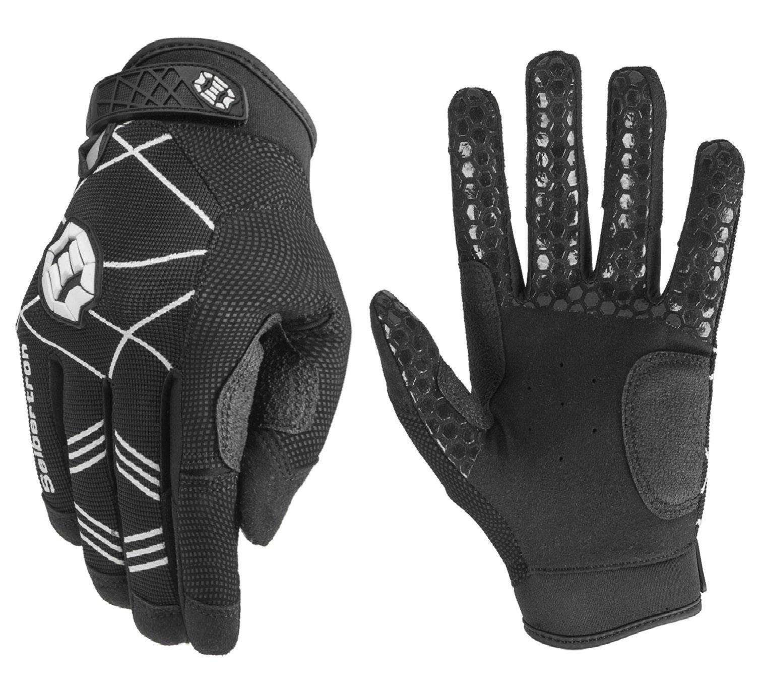 

Seibertron PRO Baseball Batting Super Grip Finger Sports Gloves for Youth and Size XL B-A-R 2.0 Gloves/Softball Gloves, Double-Sided, Gloves, Adults, чёрный