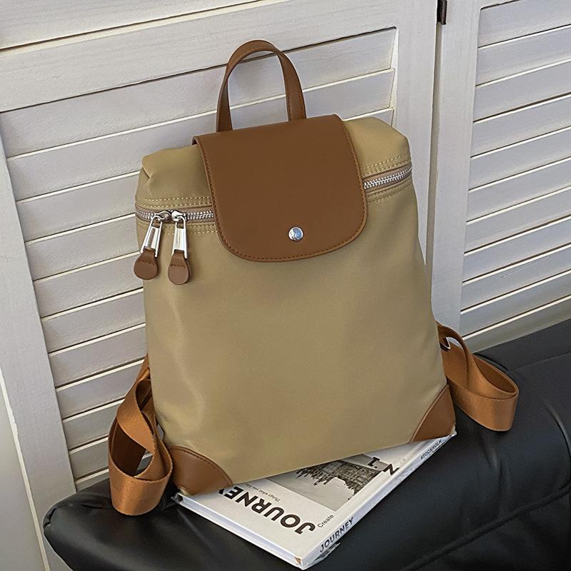 

Жіночий рюкзак великої місткості 2024 р. Нова модна повсякденна сумочка. Преміальний легкий дорожній рюкзак хакі