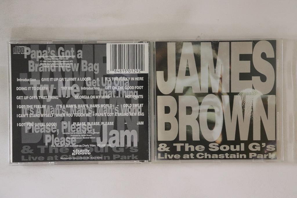 CD JAMES BROWN SOUL GS  Live At Chastain Park CDJAM1984 CHARLY GROOVE 1988 Europe SoulFunk Used
