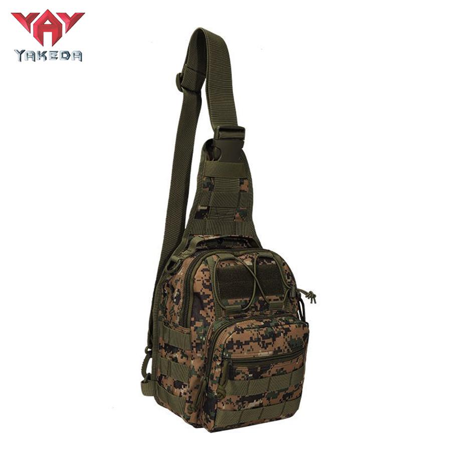 YAKEDA Cycling Bag Camouflage Sports Small Chest Bag,single Shoulder Diagonal Cross Outdoor Training Fishing Bag, Luya Waist Bag