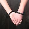 Rainbow Eye Obsidian Bracelets Bangles Lucky Beads Couple Gift Chinese Style Jewelry Men Women Accessories