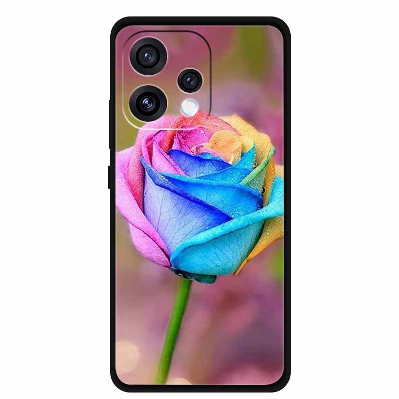 For Oppo Reno15 5G Case Coque Black Soft TPU Silicone Phone Case For Oppo Reno 15C Back Covers Case 6.59" Shockproof Fundas Para
