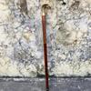 93.98 cm Solid Brass Snake Head Handle Wooden Walking Stick Cane Style Handmade Father Mother Grandfather Grandmother Gift