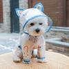 Waterproof Pet Raincoat with Rainbow Pattern for Small, Medium, and Large Dogs - Keep Your Pet Dry and Stylish