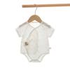 Newborn Baby Bodysuit, A-Class Cotton Short Sleeve Infant Romper, Lightweight Summer Triangle Onesie Pajamas