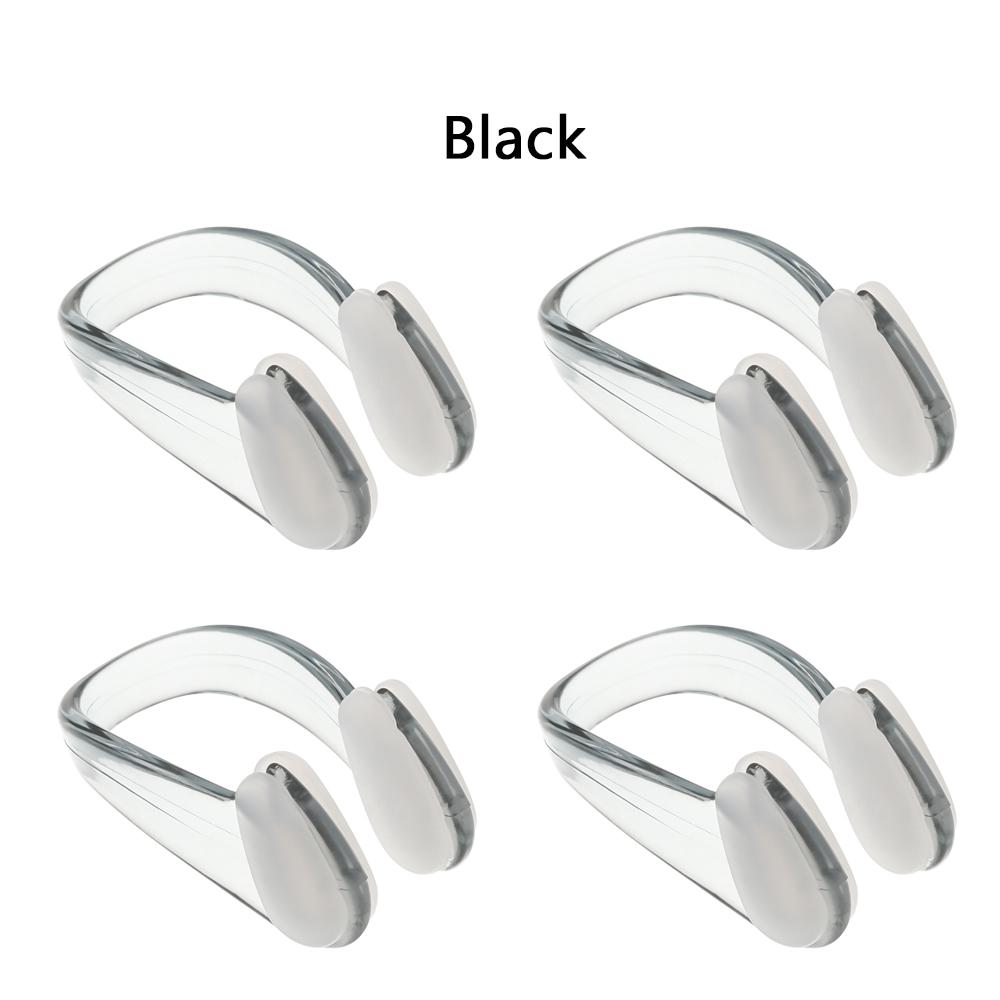 4PCS Small Size 6 Colors Silicone Soft Swimming Nose Clip Swim Earplug Pool Waterproof Earplug Suit Accessories For Adult Kids