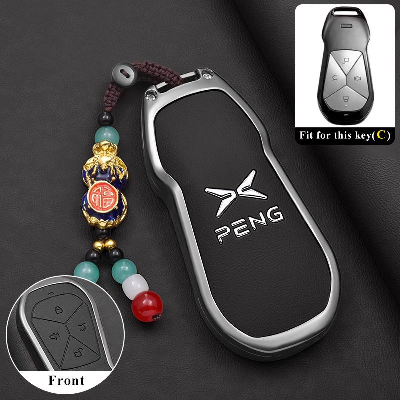 Autoschlüsselhülle für Xpeng Xiaopeng G6 2025 2026 Auto-Styling Schlüsselanhänger Fernbedienung Dekoration Abdeckung Schale Ringhalter Fob Zubehör