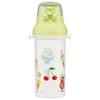 Skater Children's Water Bottle, 480ml, Direct Drinking, Plastic, One-Touch Operation, Dishwasher Safe, Made in Japan, Polar Bear Series, for Boys and