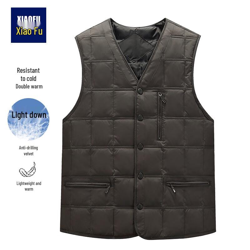 Men's V-Neck Warm Padded Vest