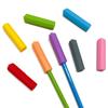 2pcs/set Silicone Chewable Pencil Topper Anti-Swallow Pencil Protective Case Kids Student Supplies