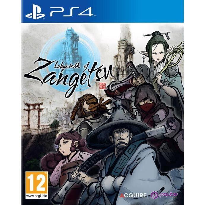 Jeu Vidéo - Labyrinth Of Zangetsu - PS4 - Aventure - 1 Joueur - PEGI 18+