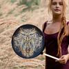 Shaman Drum 10 Inch Handmade Hand Drum with Drum Stick Tree of Life Sound Healing Instrument for Spiritual Music Reflection Meditation