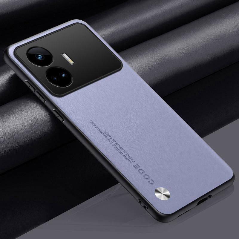 Luxury PU Leather Case For Realme GT Neo 5 SE 5SE Back Cover Matte Silicone Full Protection Phone Case For Realme GT Neo5 SE
