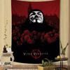 Horror Movie V For V-VendettaS Classic Anime Tapestry Hanging Tarot Hippie Wall Rugs Dorm Home Decor