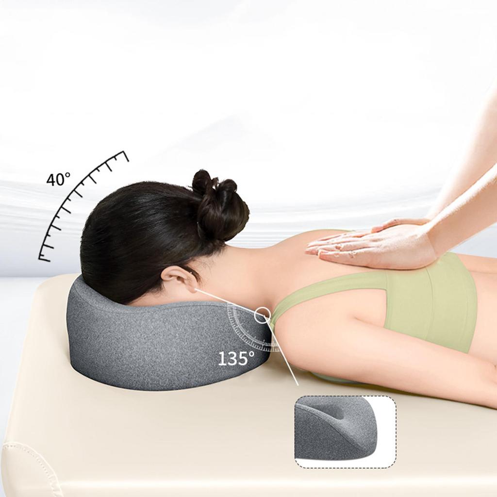 Ergonomie Pernă întinsă, spumă cu memorie, pernă respirabilă pentru sprijinul pentru cap, masaj corporal, pernă de odihnă pentru salon de înfrumusețare