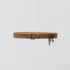KEYRING LEATHER BELT_BROWN