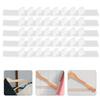 100 Pcs Accessories Hanger Anti-slip Strip Coat Hangers Grips Silica Gel Silicone Strips
