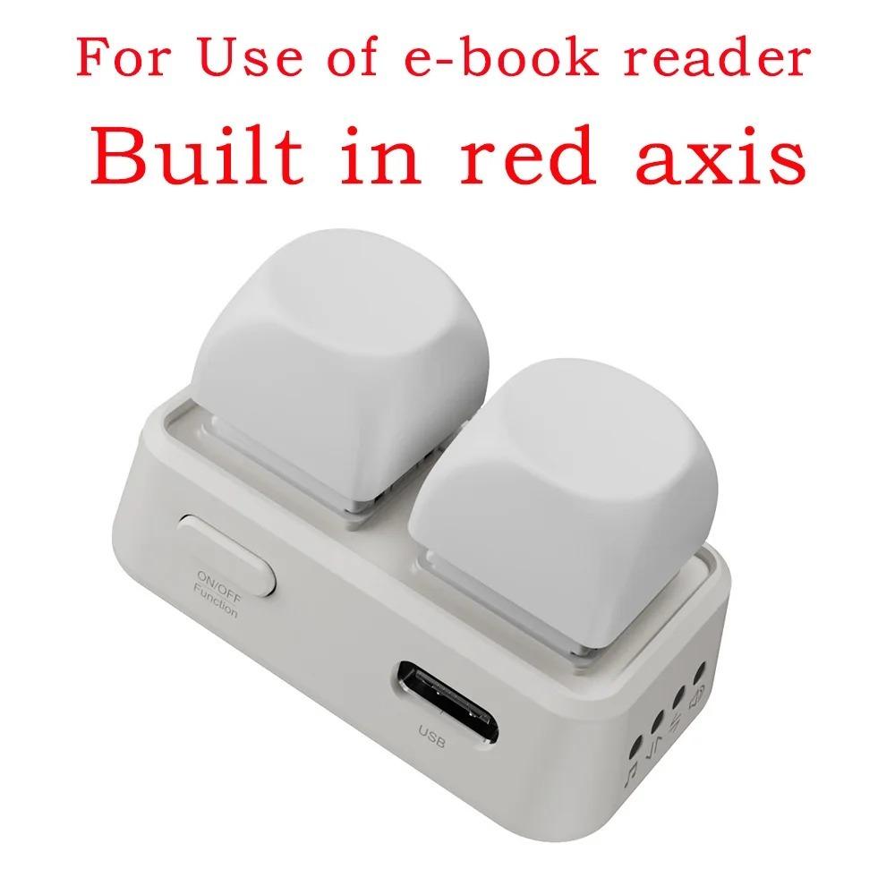 

Легкий пульт дистанционного управления Bluetooth Мини-перелистыватель страниц Портативная клавиатура Двойная кнопка Чтение электронных книг 9