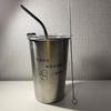 Stainless Steel Beer Wine Cup Portable Silver Beer Tumbler Cocktail Juice Milk Cup Metal Drinking Mug For Bar Outdoor Drinkware
