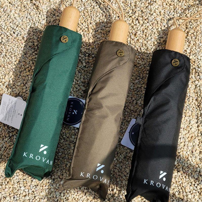 KROVAN [Free Engraving] Kroban Sturdy 3-Tier Umbrella KR16