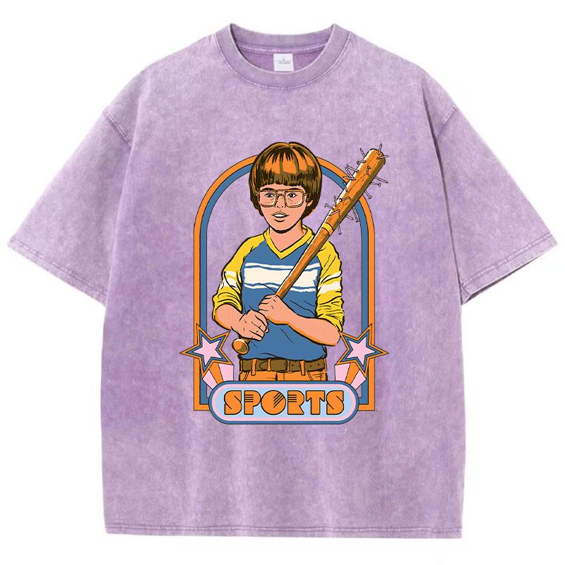 Sport Junge Druck Weibliche Waschen T-shirt Atmungsaktive Sommer T Shirt Lässige Mode Distress Kleidung Straße Baumwolle T-shirts Frauen