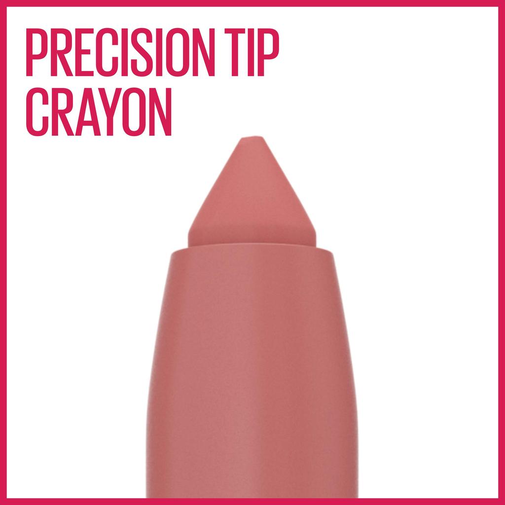 Maybelline SuperStay Ink Crayon Matte Longwear Lipstick Achieve It All 155 1.1 g Pack