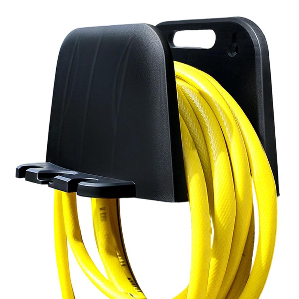 Garden Hose Hanger Wall Mounted Easy Installation Water Hose Rack Garden Water Pipe Hook Outdoor Storage for Yard Farm Lawn