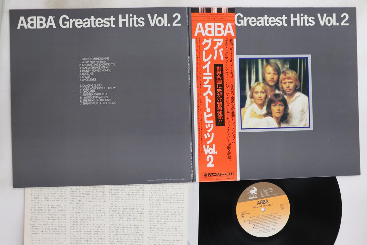 

LP Record ABBA - Greatest Hits Vol. 2 DSP5113 DISCOMATE 1979 Japan Obi Pop Used