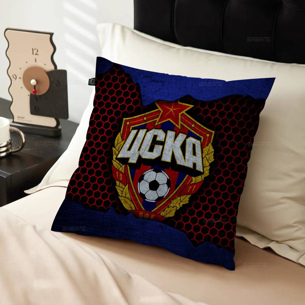 C-CSKAS Football Team Pillow Gifts Home Office Furnishings Bedroom Sofa Car Cushion Cover Case 45x45cm