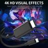 USB C Type C To HDMI Cable Adapter 4K 60Hz High Speed Ethernet HDMI-compatible Cable for Projector HDTV Tablet Smart TV Stick