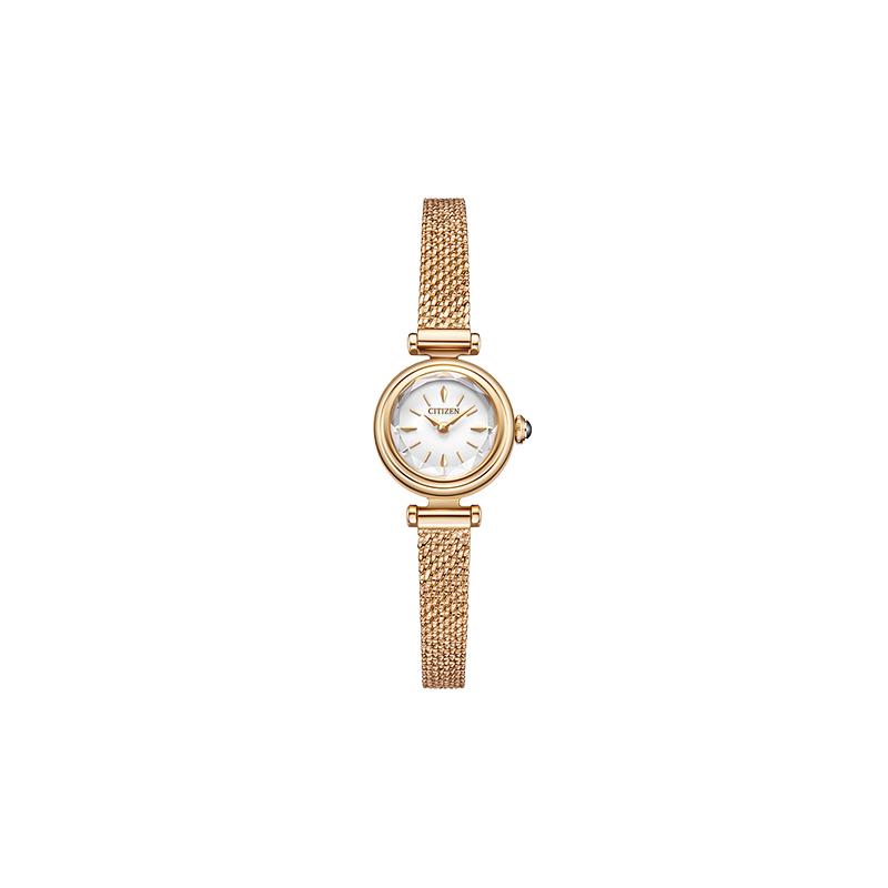 

CITIZEN Eco-Drive Series Classic Eco-Drive Waterproof Quartz Steel Strap Women s Watch White Dial EG7082-66 синій