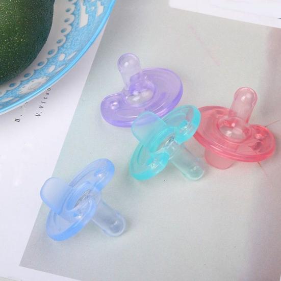 Newborn Baby Soft Silicone Round Orthodontic Dummy Pacifier Teat Nipple Soother